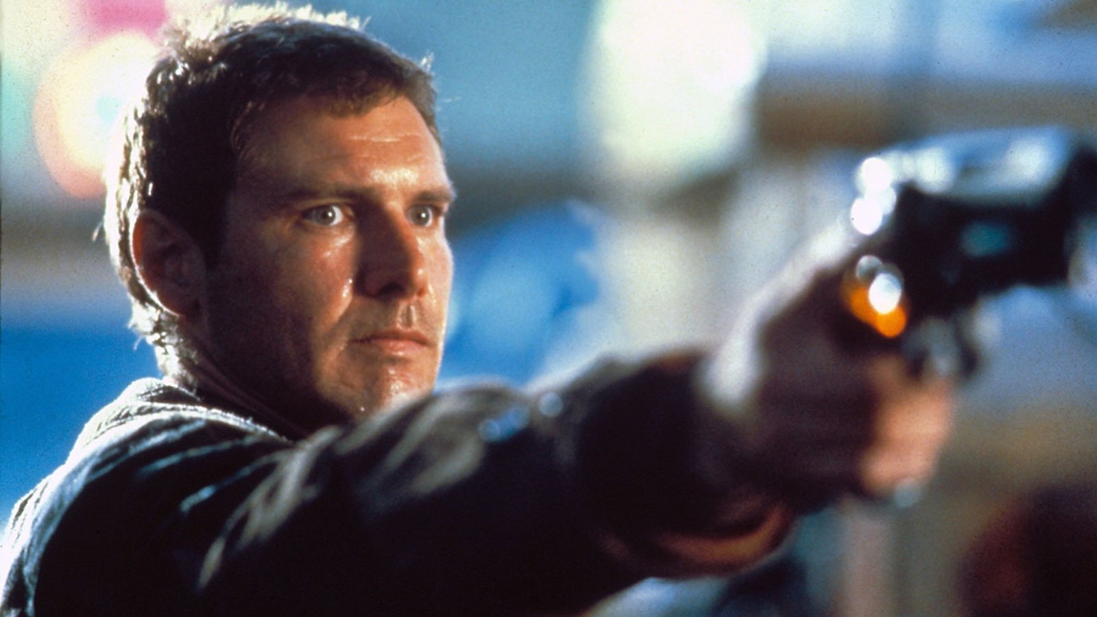 Harrison Ford in una scena di Blade Runner