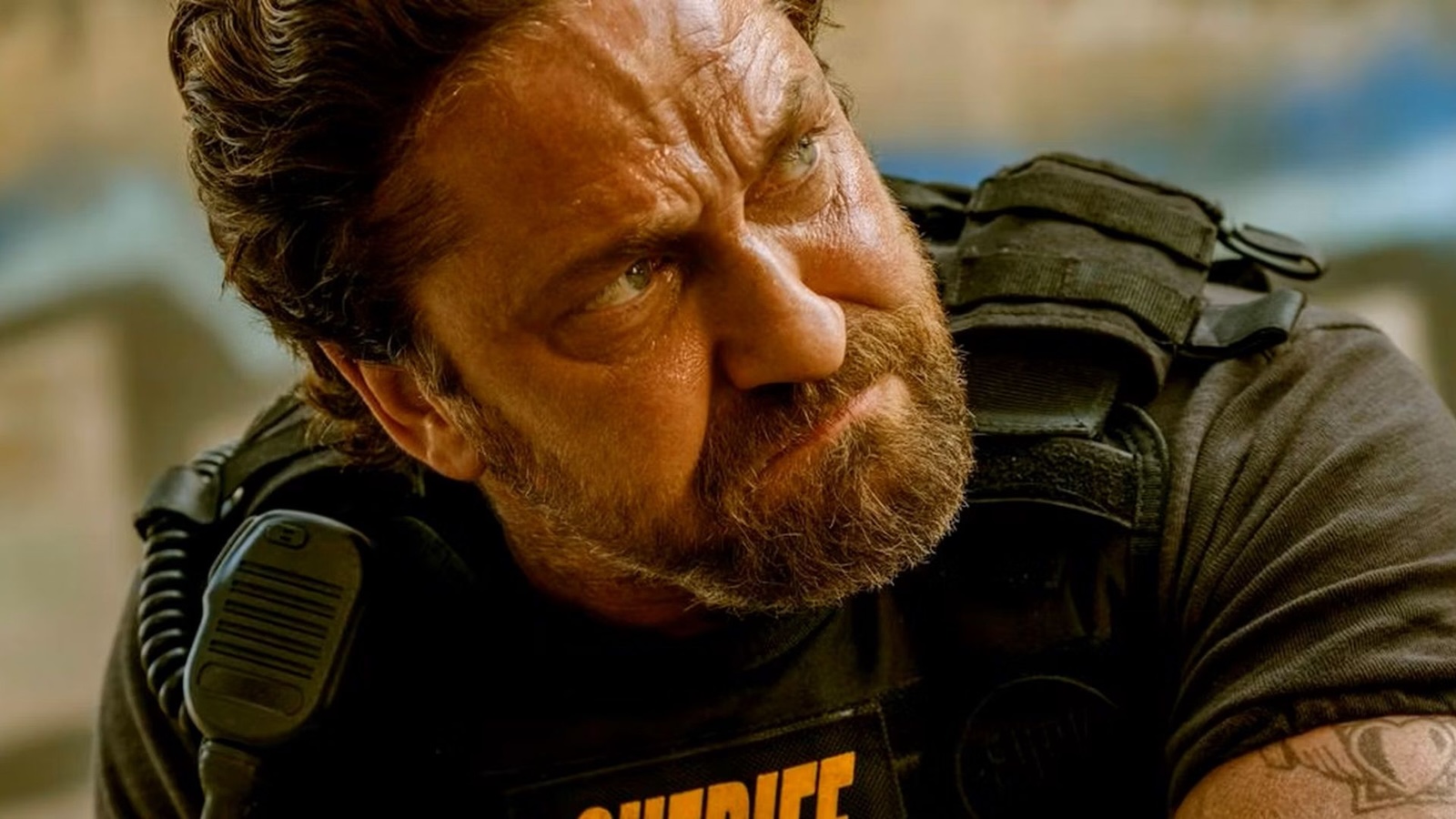 Nella Tana dei Lupi 2: Gerard Butler in un'immagine dal film