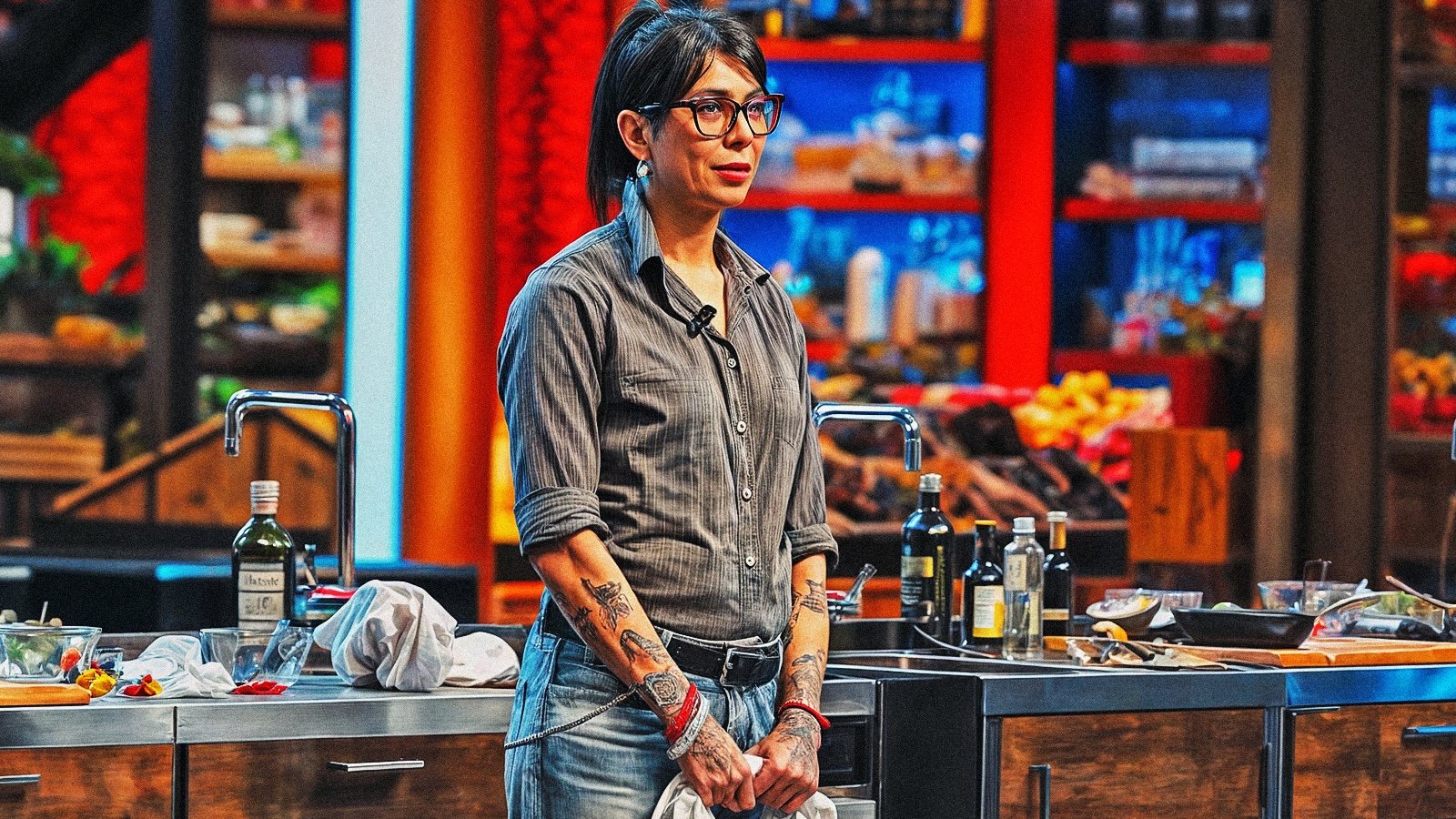 I giudici di MasterChef in un momento della serata