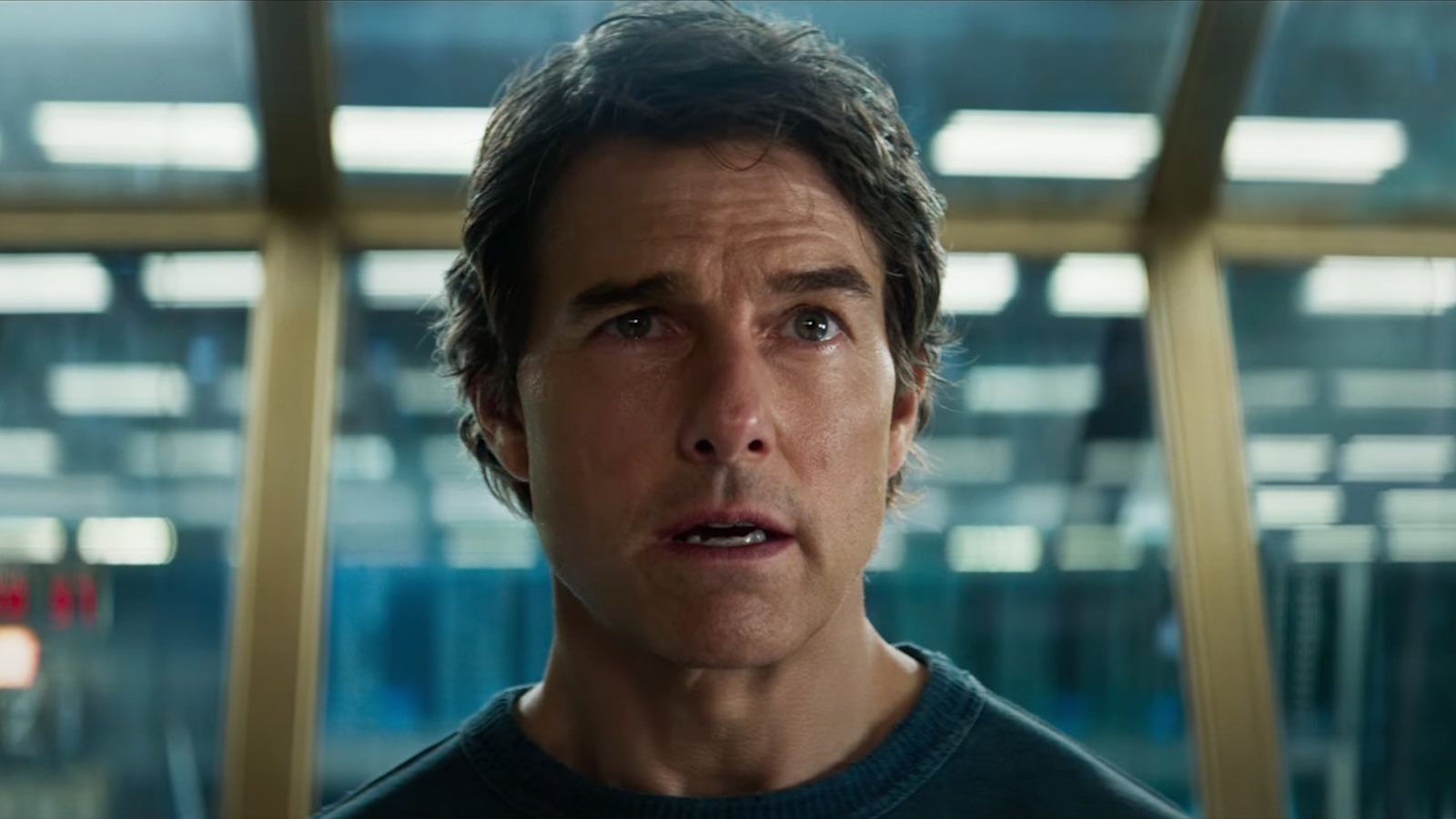 Mission Impossible - The Final Reckoning, Tom Cruise in una scena del trailer