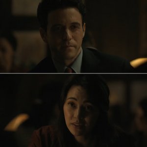 Silo 2. Ashley Zukerman e Jessica Henwick nella scena post-credits del finale.