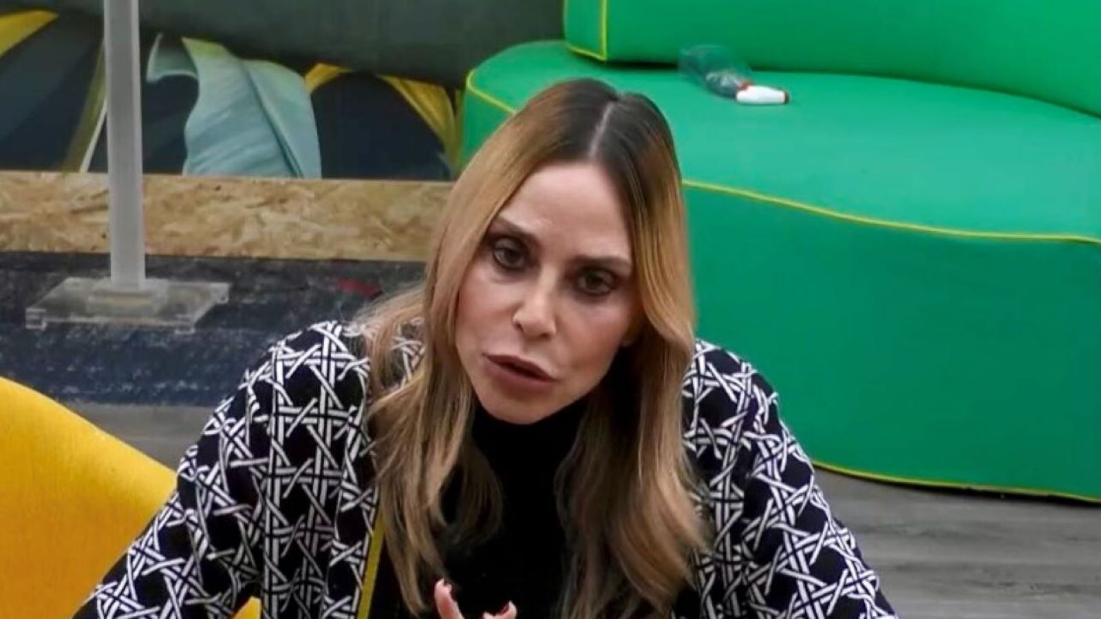 Stefania Orlando durante la discussione con Lorenzo