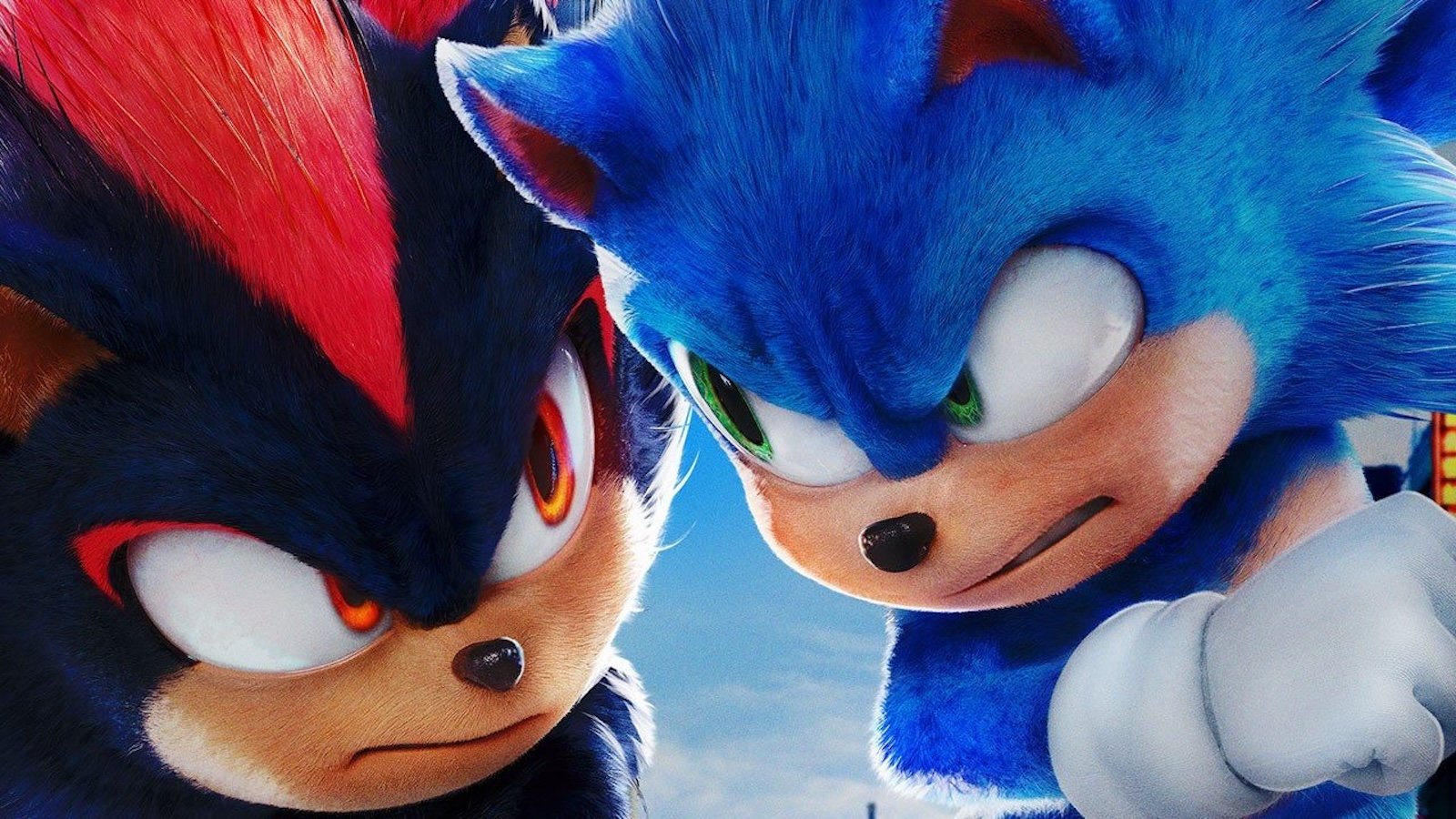 Shadow e Sonic in un'immagine di Sonic 3