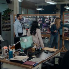 High Potential. Il cast della serie in una scena.