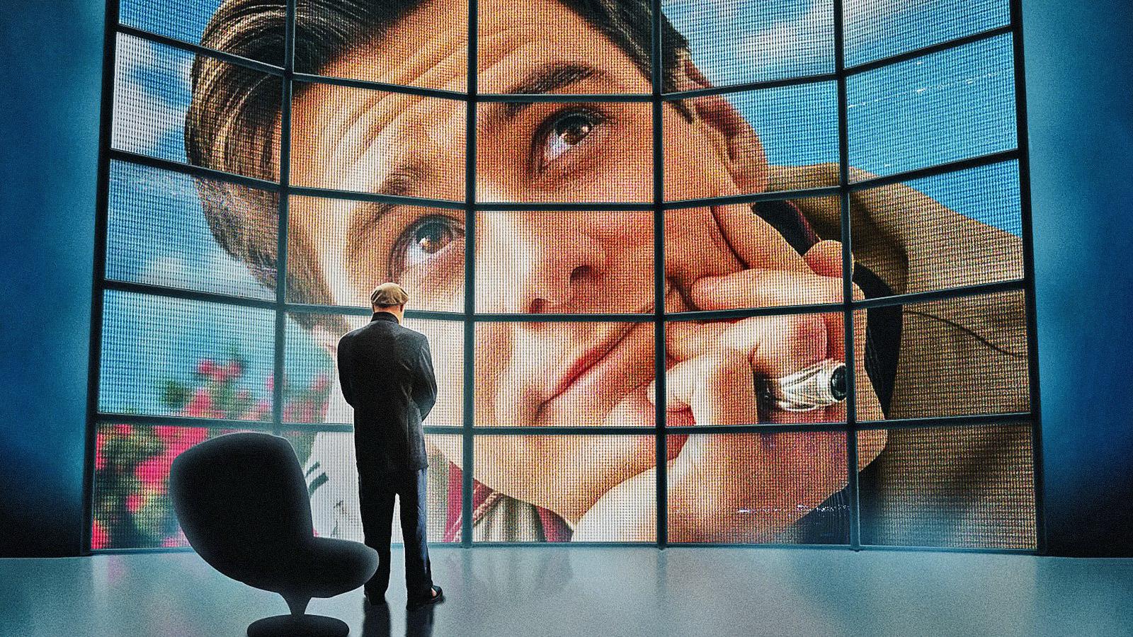 Immagine da un poster di The Truman Show.