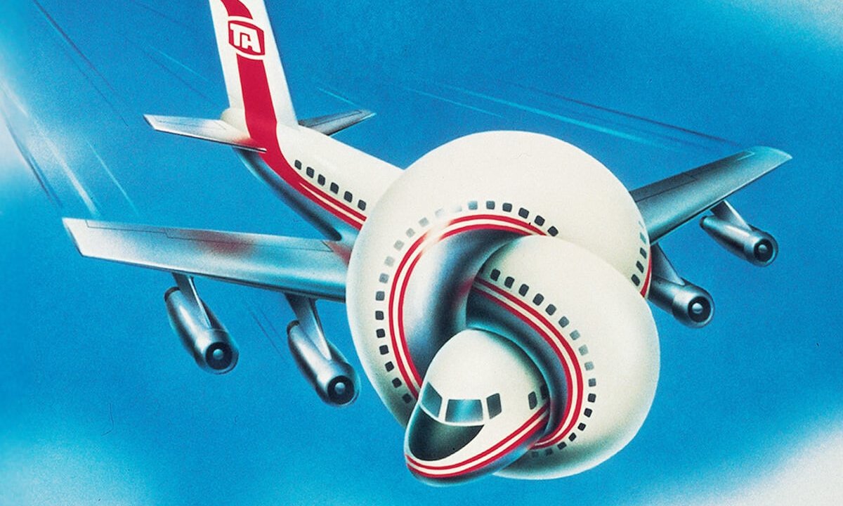 Una parte della locandina de L'aereo più pazzo del mondo