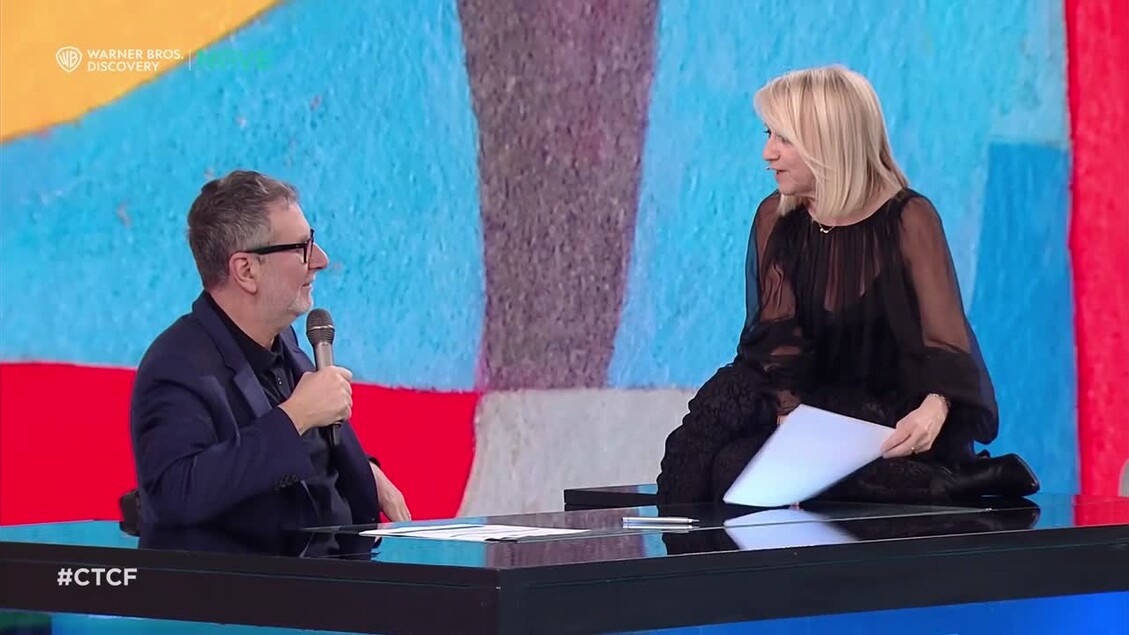 Fabio Fazio e Luciana Littizzetto in una puntata di Che Tempo Che Fa