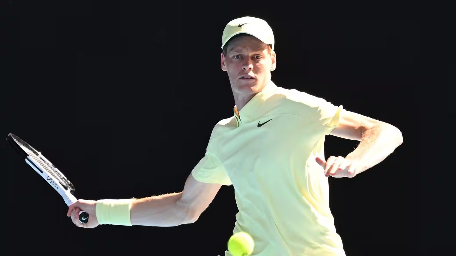 Jannik Sinner durante gli Australian Open 2025