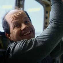 Flight Risk: Mark Wahlberg calvo in una scena dell'action