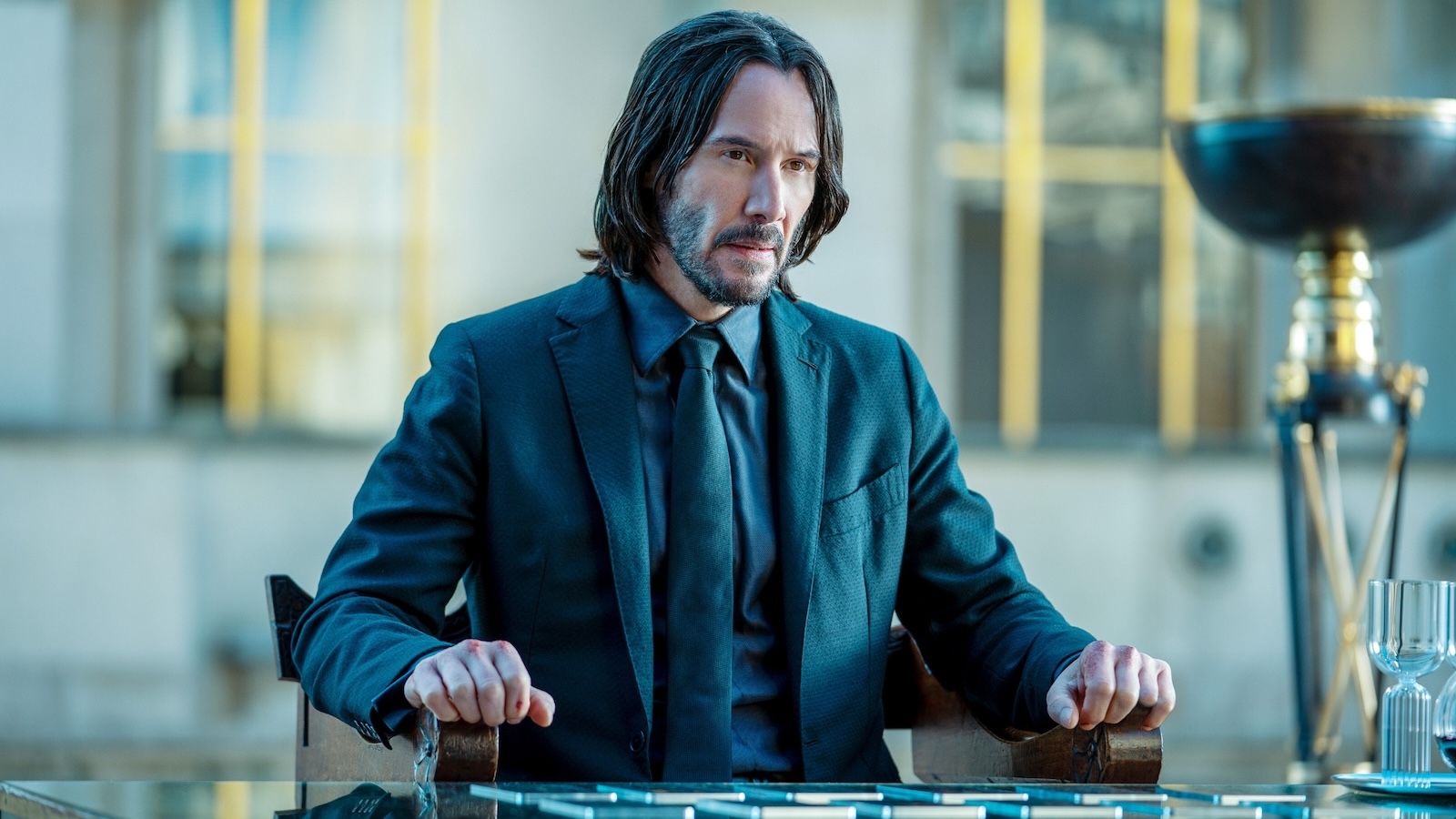 John Wick 4: Keanu Reeves in una scena