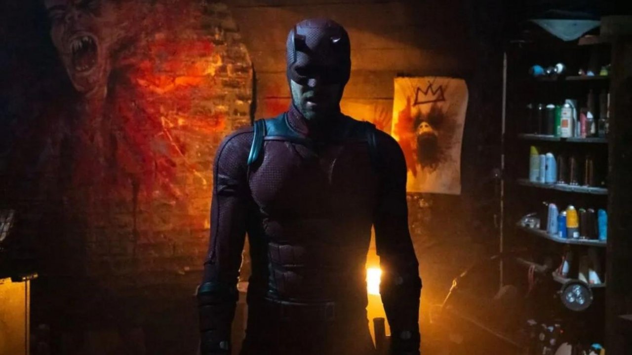 Charlie Cox in una scena di Daredevil: Rinascita