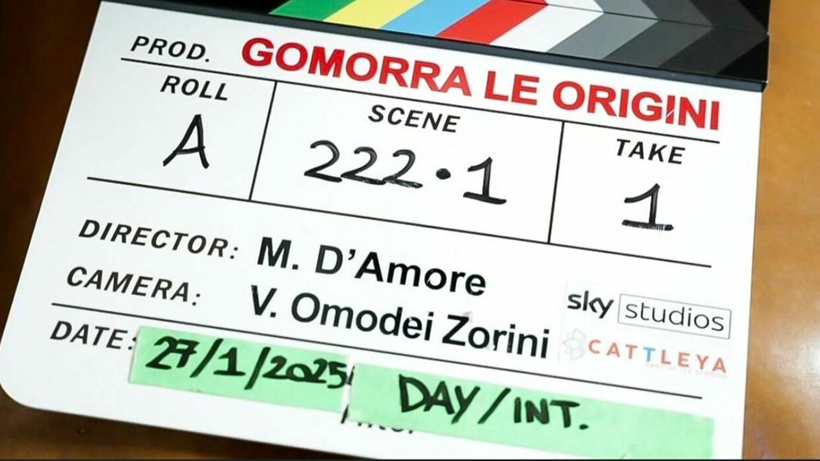 Il primo ciak della serie prequel di Gomorra