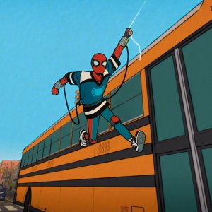 Il vostro amichevole spider-man di quartiere: un'immagine