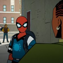 Il vostro amichevole spider-man di quartiere: una scena della serie animata