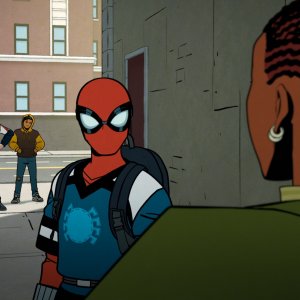Il vostro amichevole spider-man di quartiere: una scena della serie animata