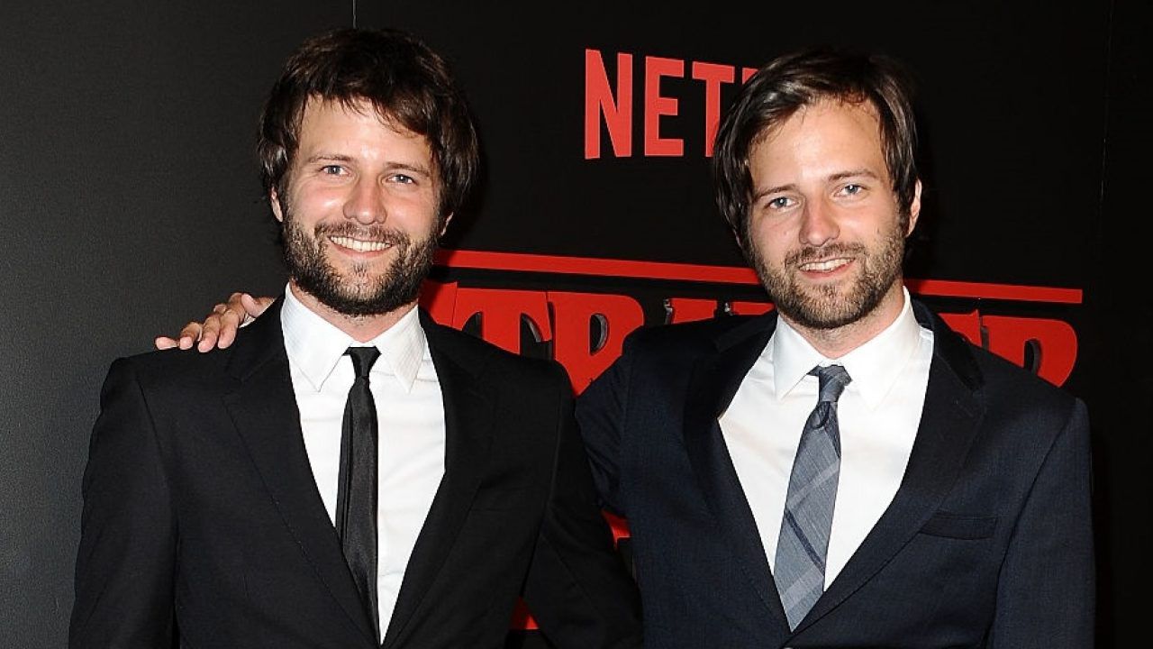 I fratelli Matt e Ross Duffer ad una première di Stranger Things