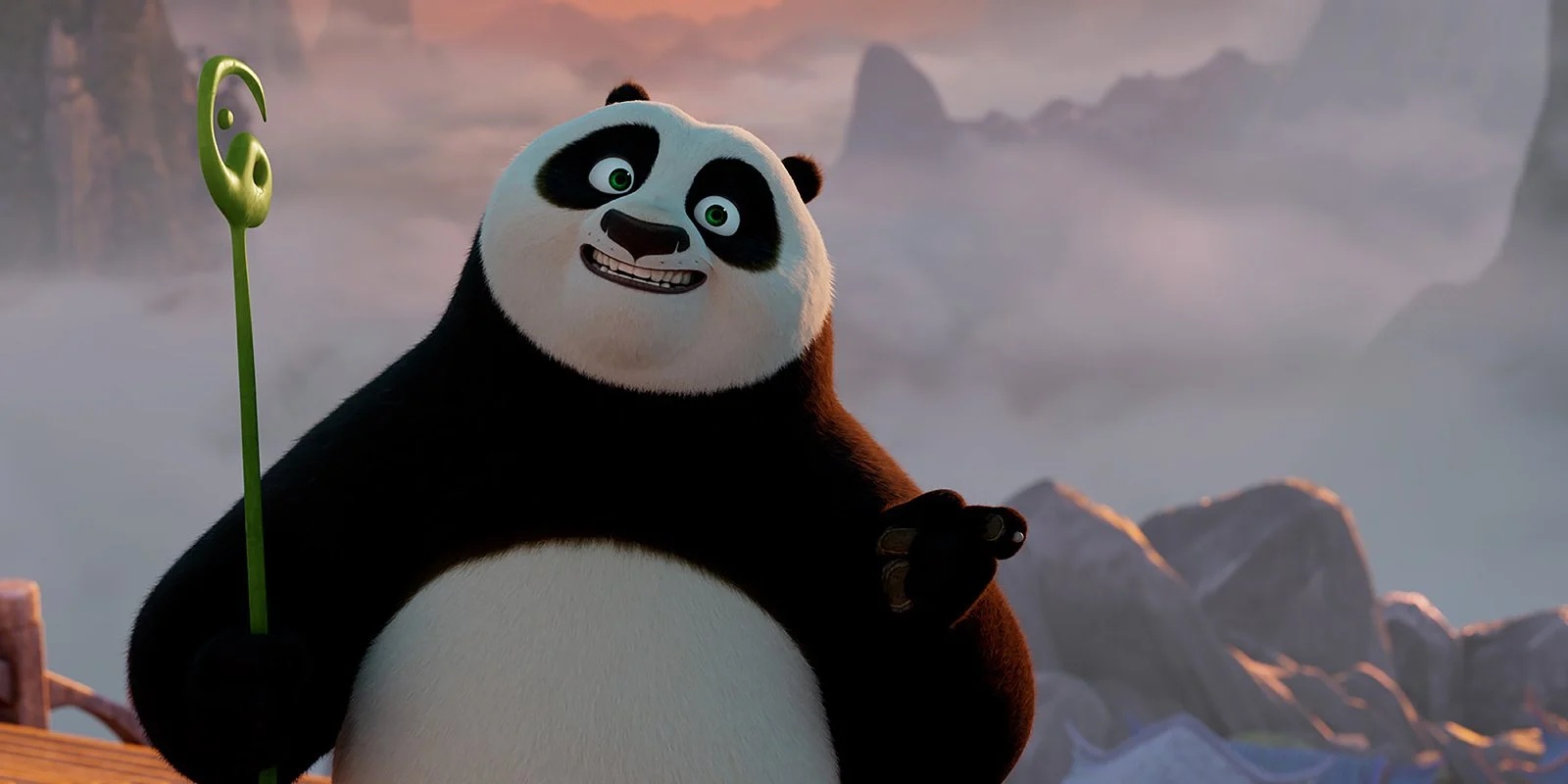 Immagine da una scena di Kung Fu Panda 4.