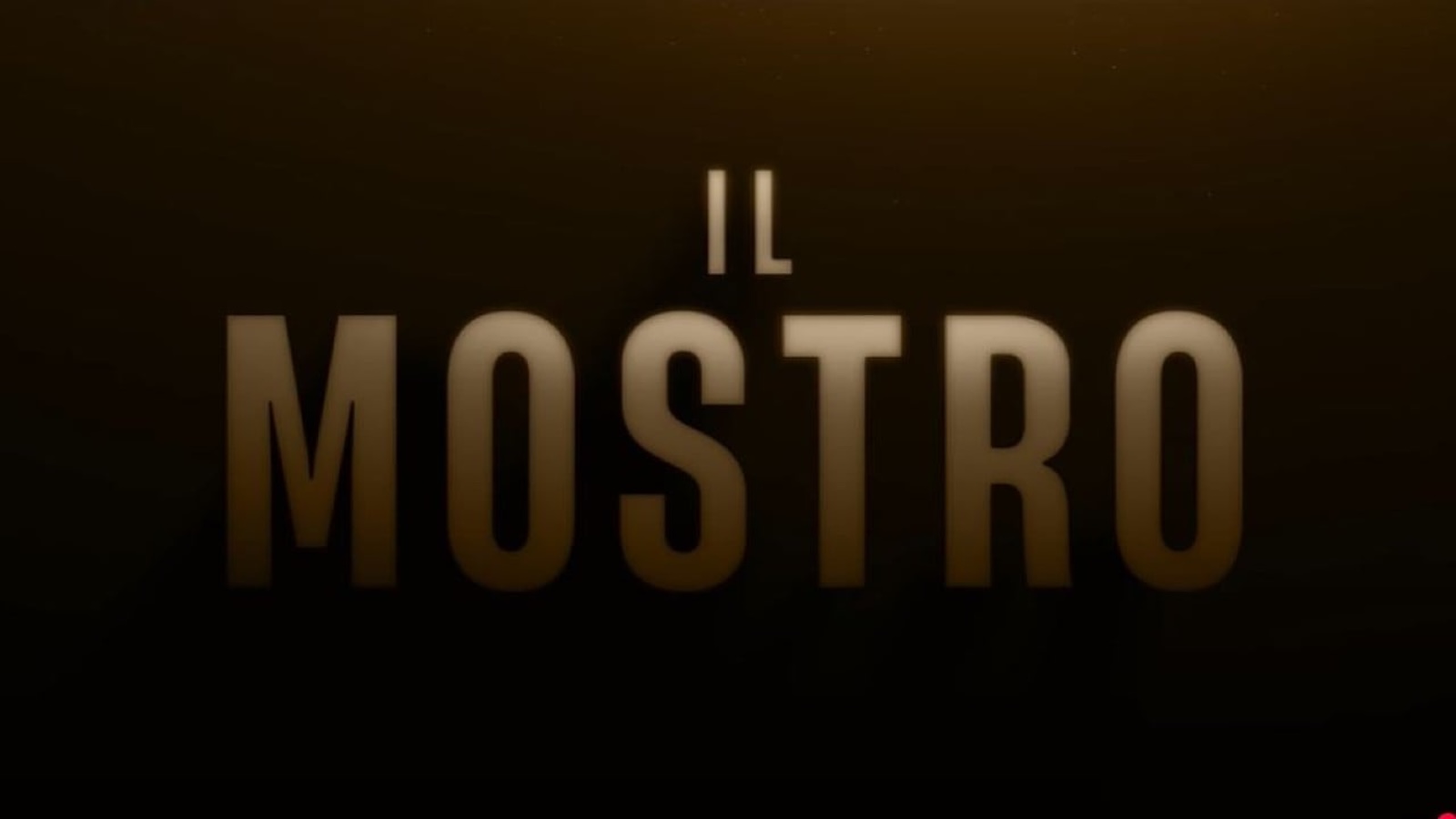 Il Mostro, logo della miniserie Netflix