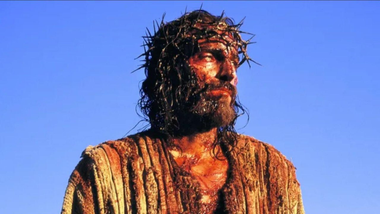 Jim Caviezel nei panni di Cristo