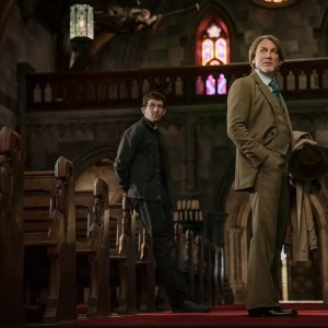 Wake Up Dead Man: A Knives Out Mystery, Josh O'Connor e Daniel Craig in chiesa