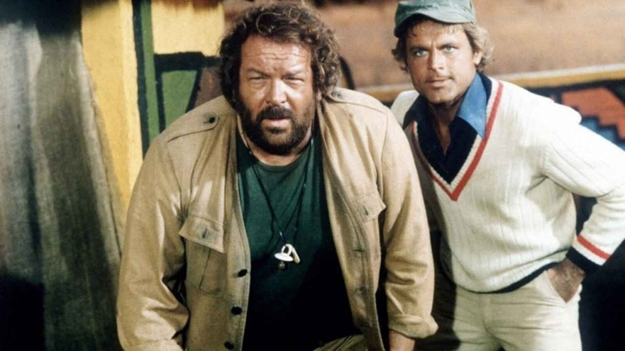 Bud Spencer e Terence Hill in Io sto con gli ippopotami