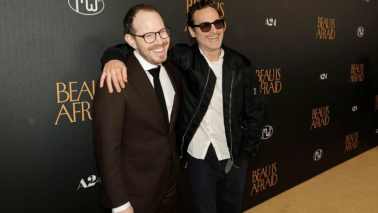 Ari Aster insieme a Joaquin Phoenix