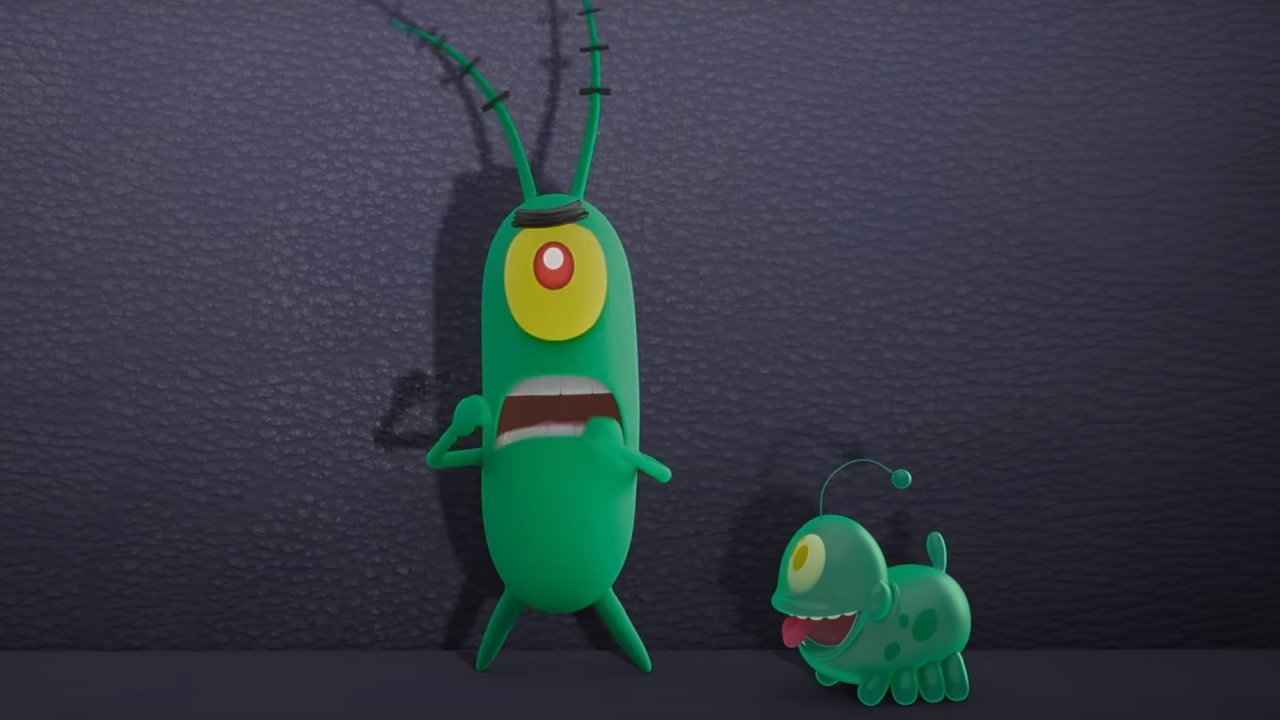 Un'immagine del film su Plankton