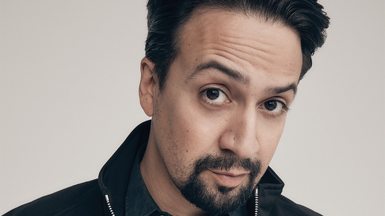 Un primo piano di Lin-Manuel Miranda