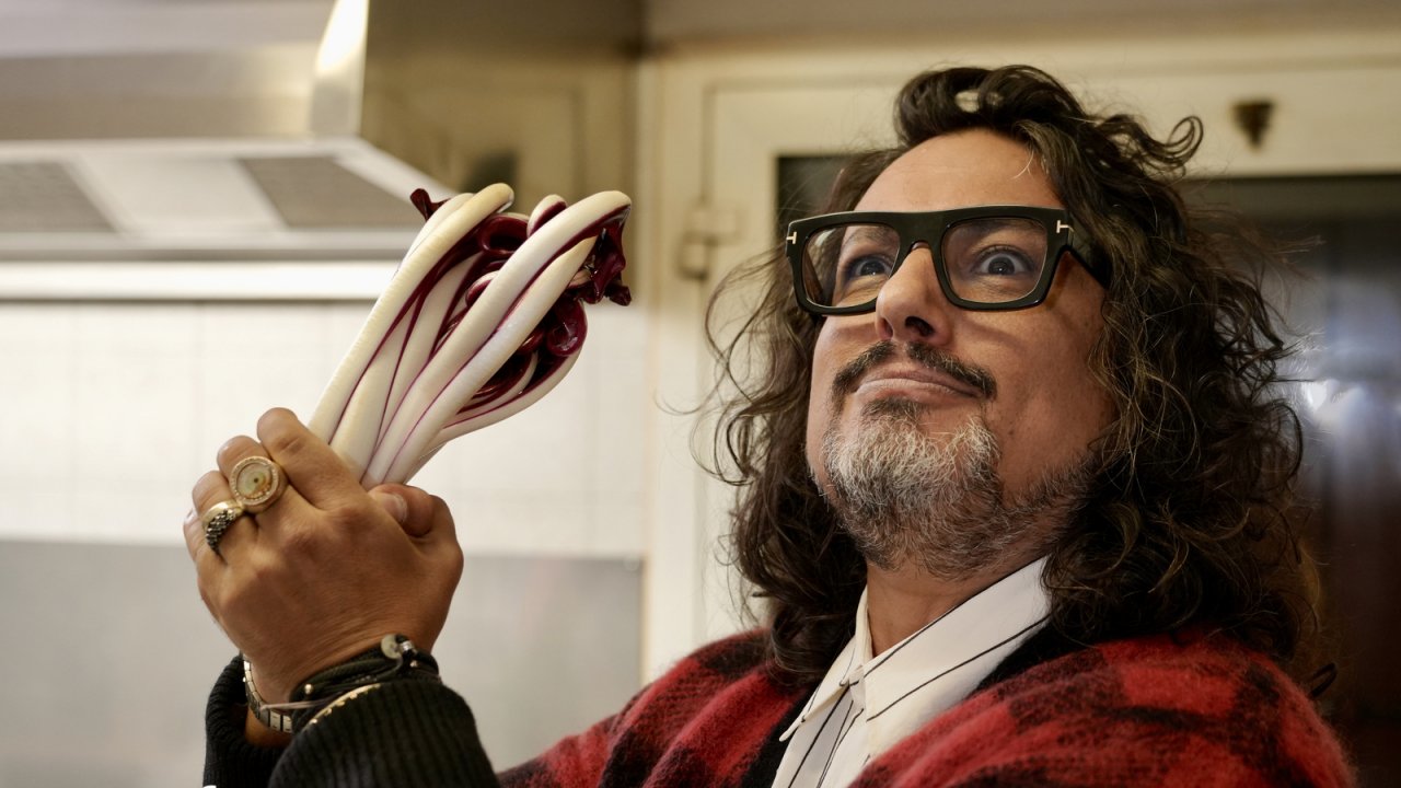 Alessandro Borghese con il radicchio trevigiano