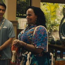 The White Lotus. Natasha Rothwell in una scena della terza stagione.