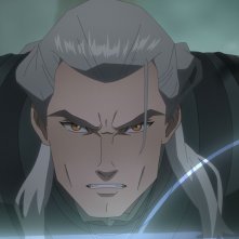 The Witcher: le sirene degli abissi: Geralt in un scena d'azione