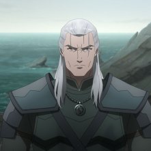The Witcher: le sirene degli abissi: Geralt di Rivia in una scena