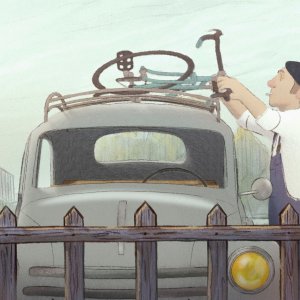 Una barca in giardino: un'immagine