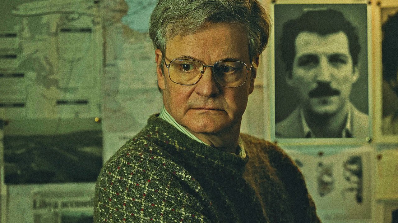 Colin Firth in Lockerbie.