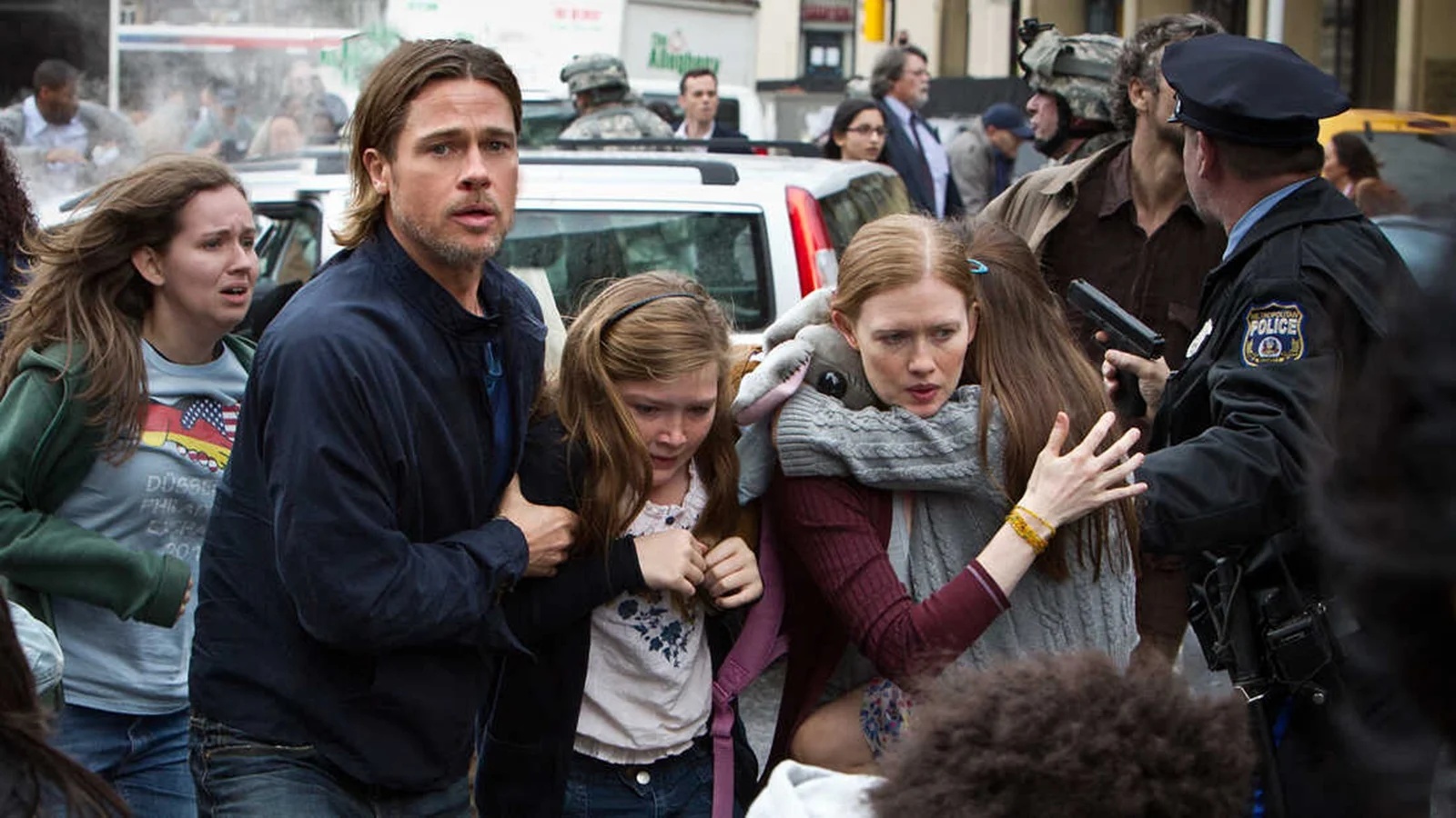 Immagine da una scena di World War Z.