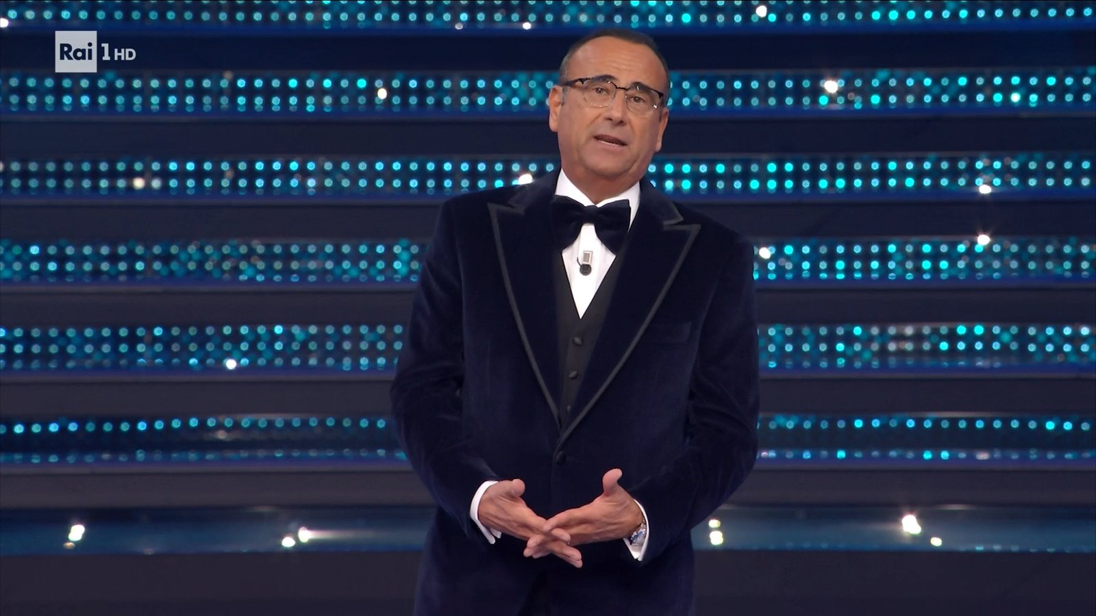 Carlo Conti conduce Sanremo 2025