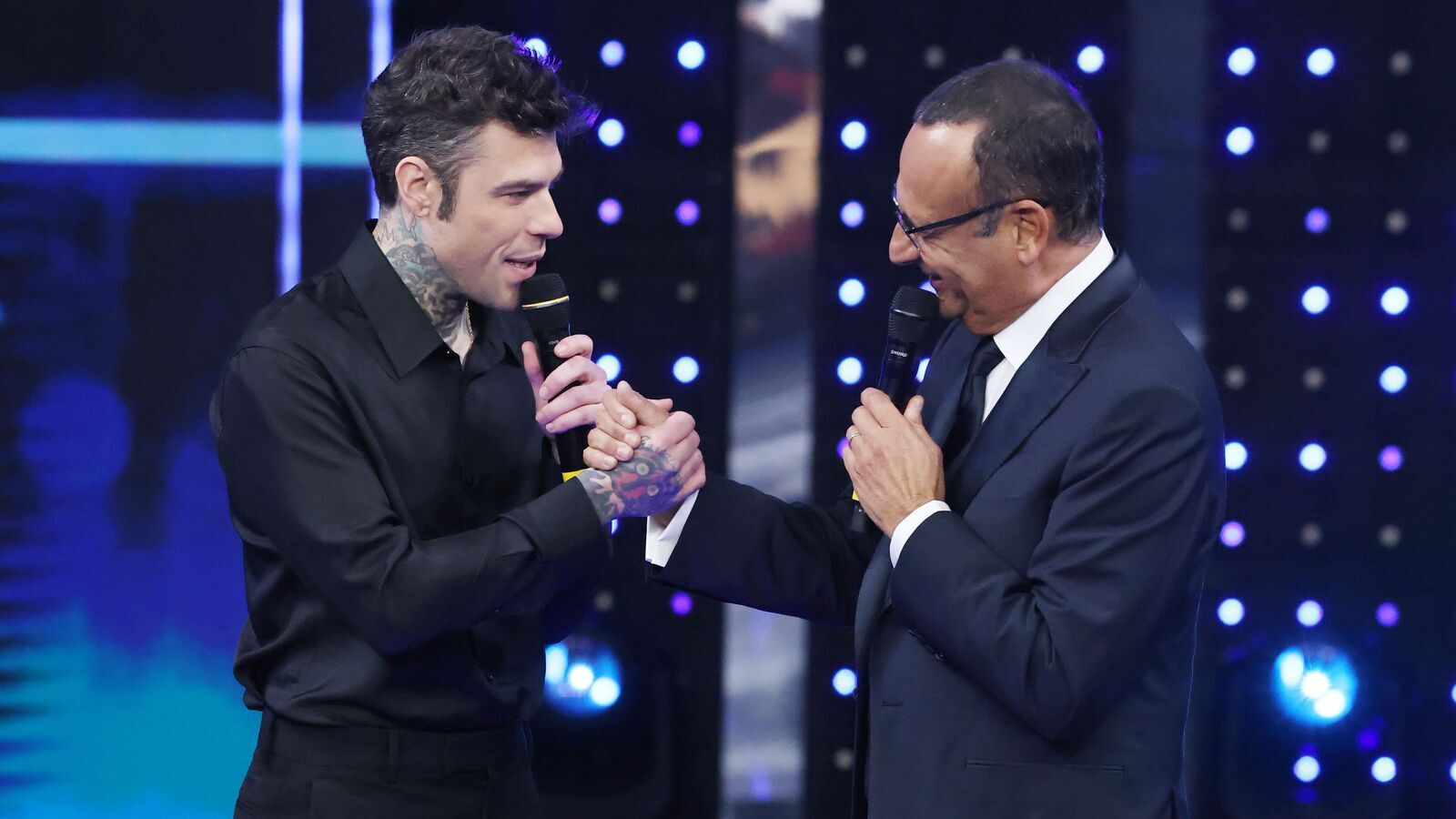 Fedez e Carlo Conti