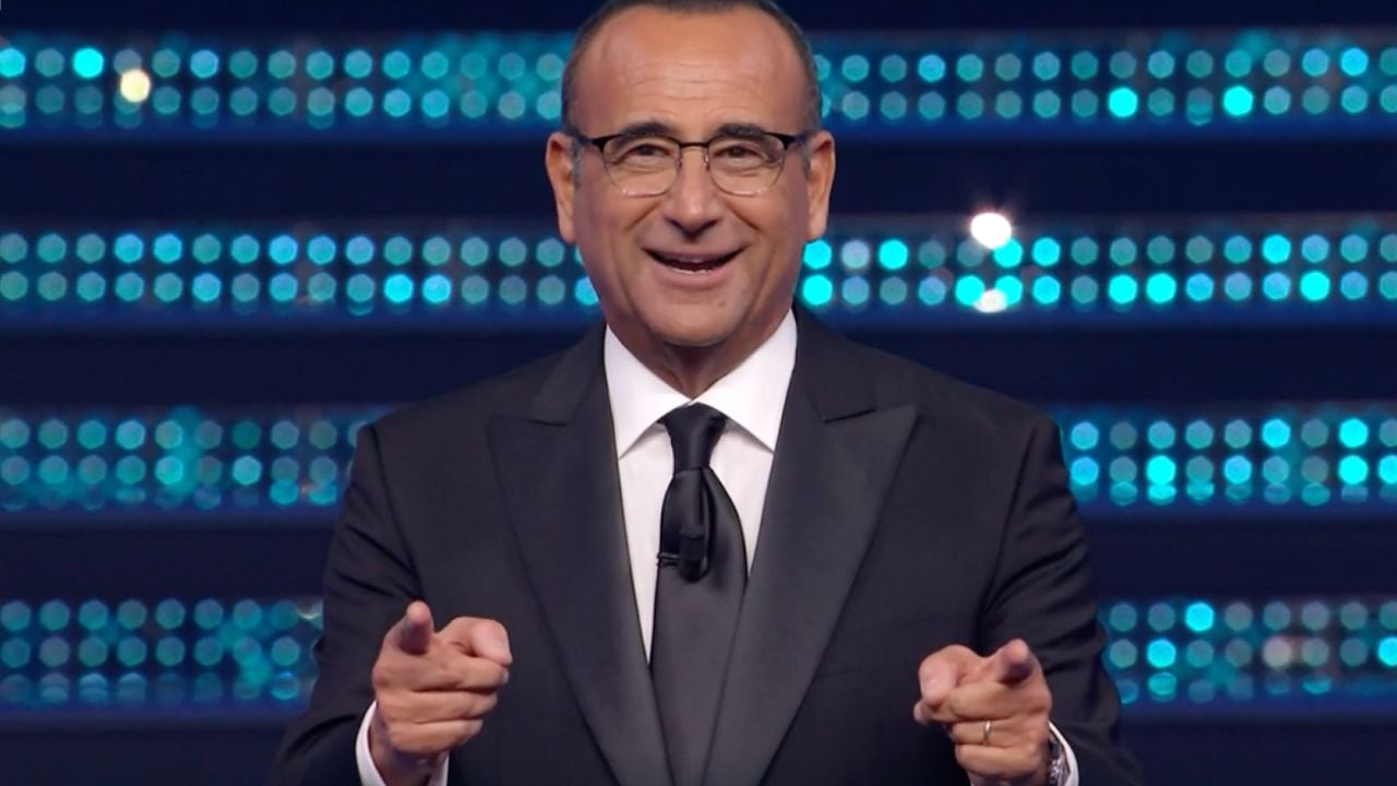 Carlo Conti a Sanremo 2025