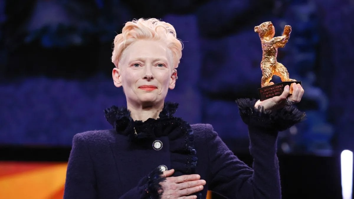 Tilda Swinton a Berlino 2025 critica la situazione politica: "L