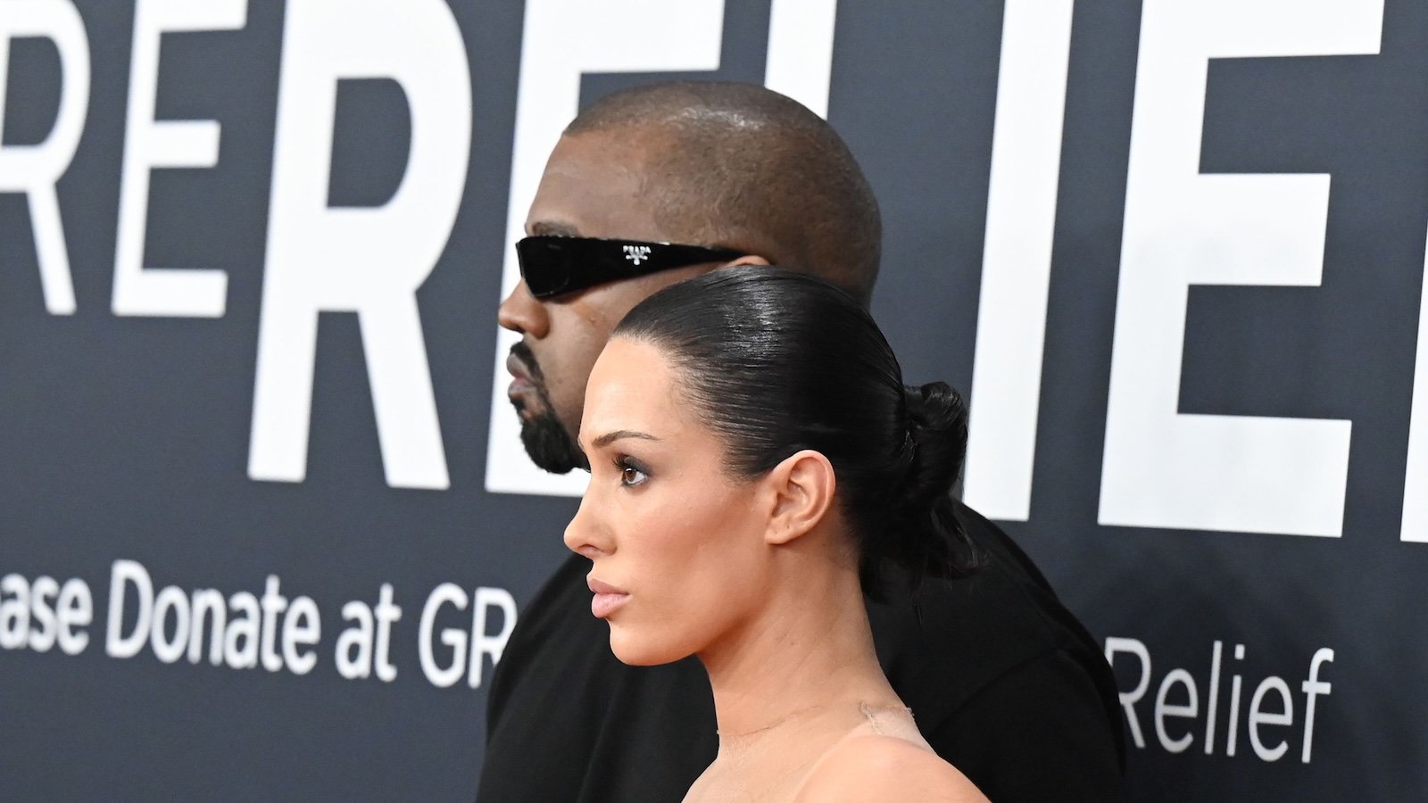 Kanye West e Bianca Censori ai Grammy Awards 2025