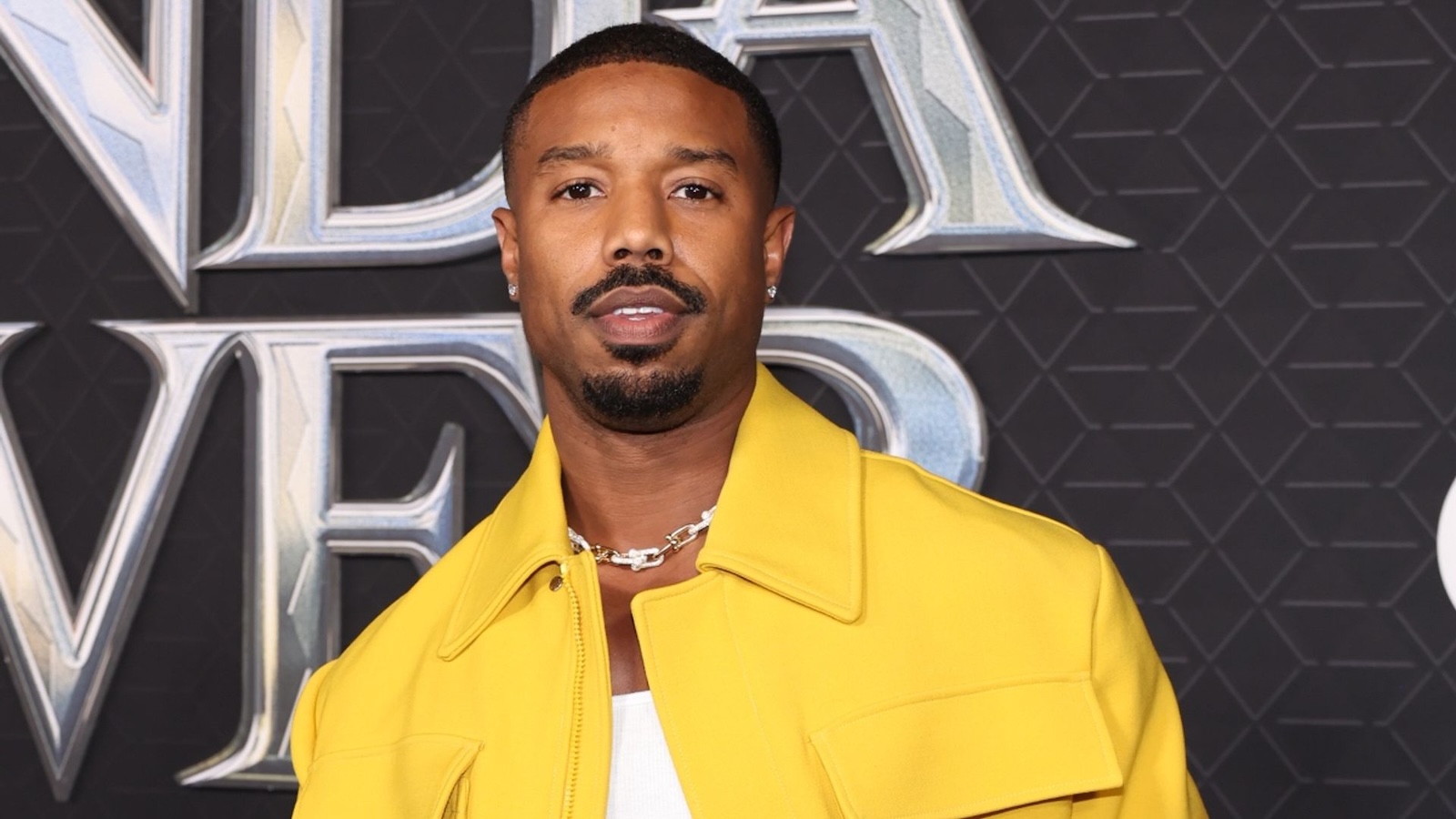 Michael B. Jordan alla premiere di Black Panther: Wakanda Forever