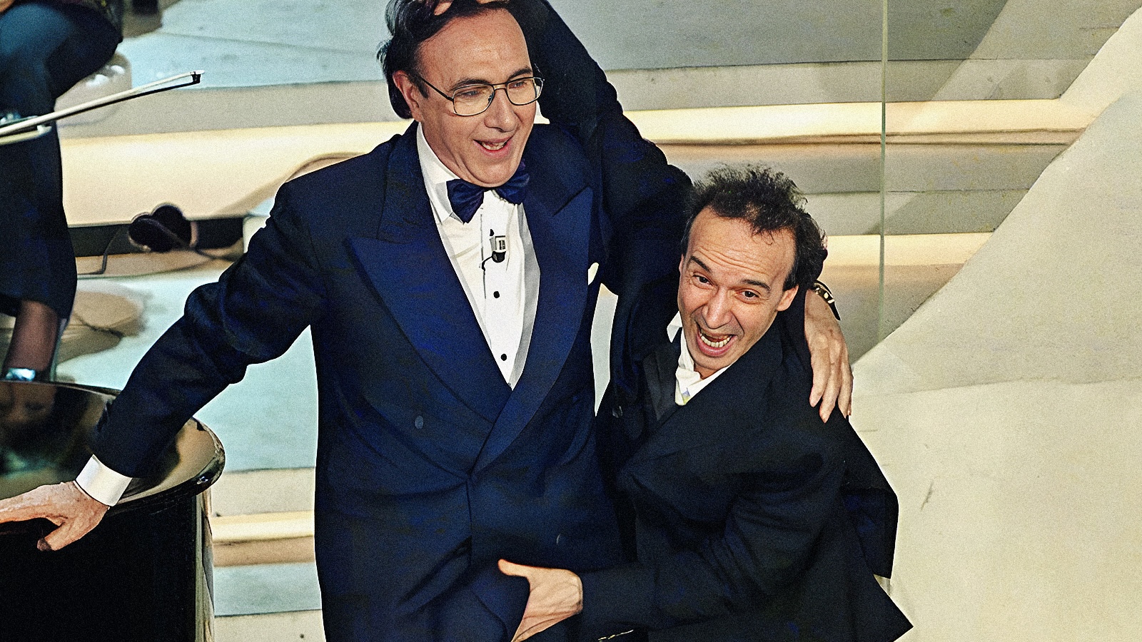 Benigni e lo sketch con Pippo Baudo