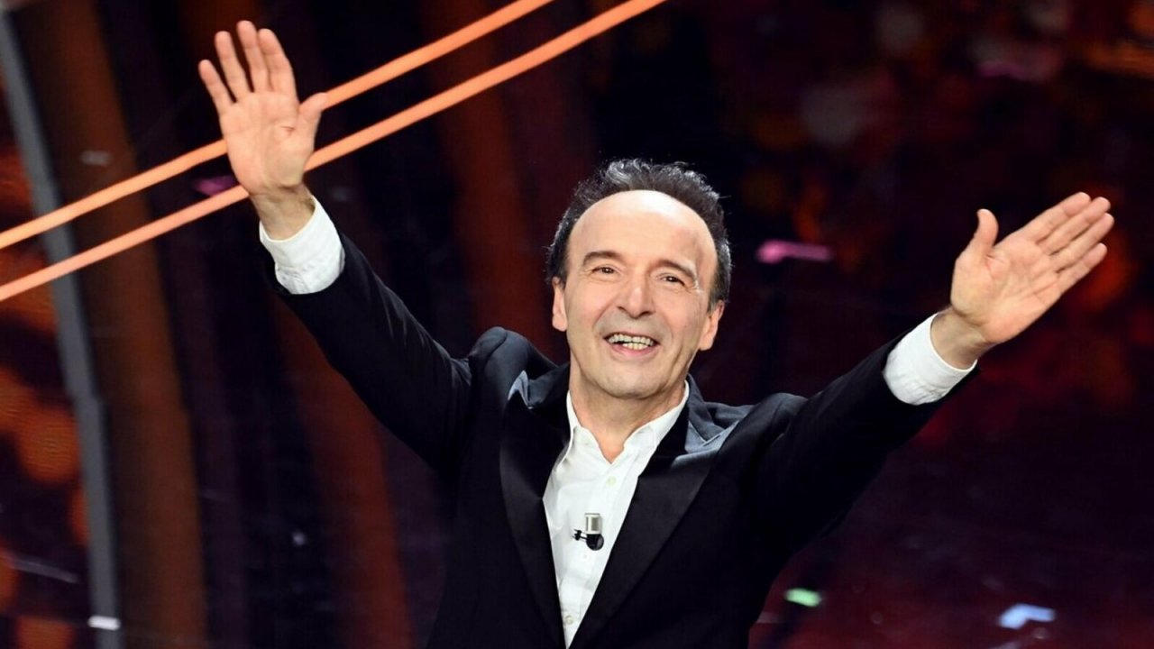 Roberto Benigni a Sanremo 2023