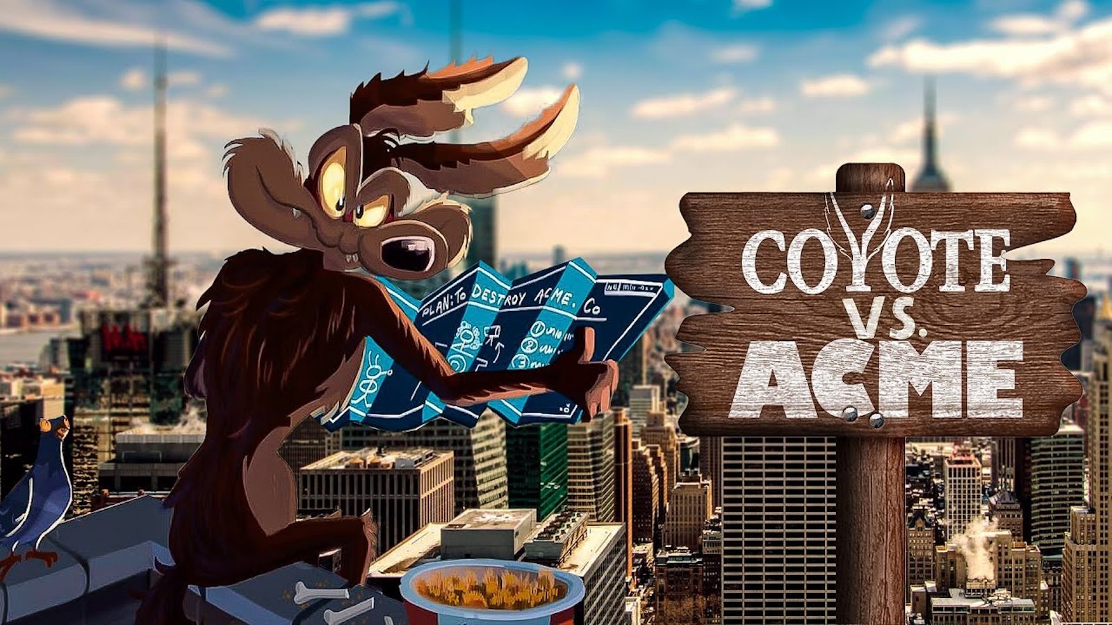 Coyote Vs. Acme, un'immagine di Willy il Coyote