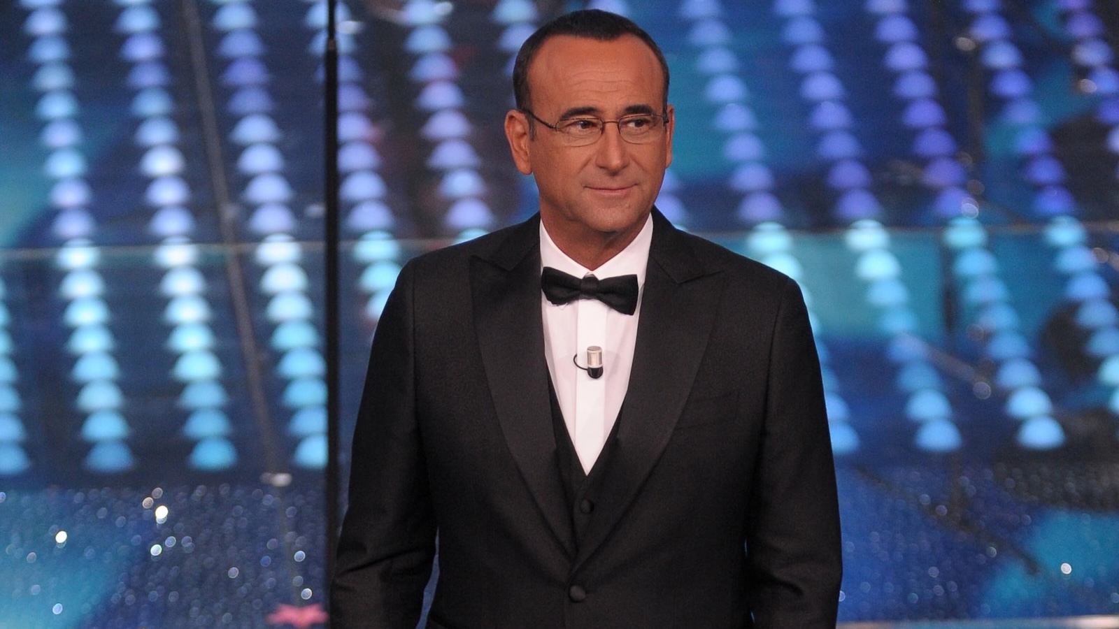 Carlo Conti durante Sanremo 2025