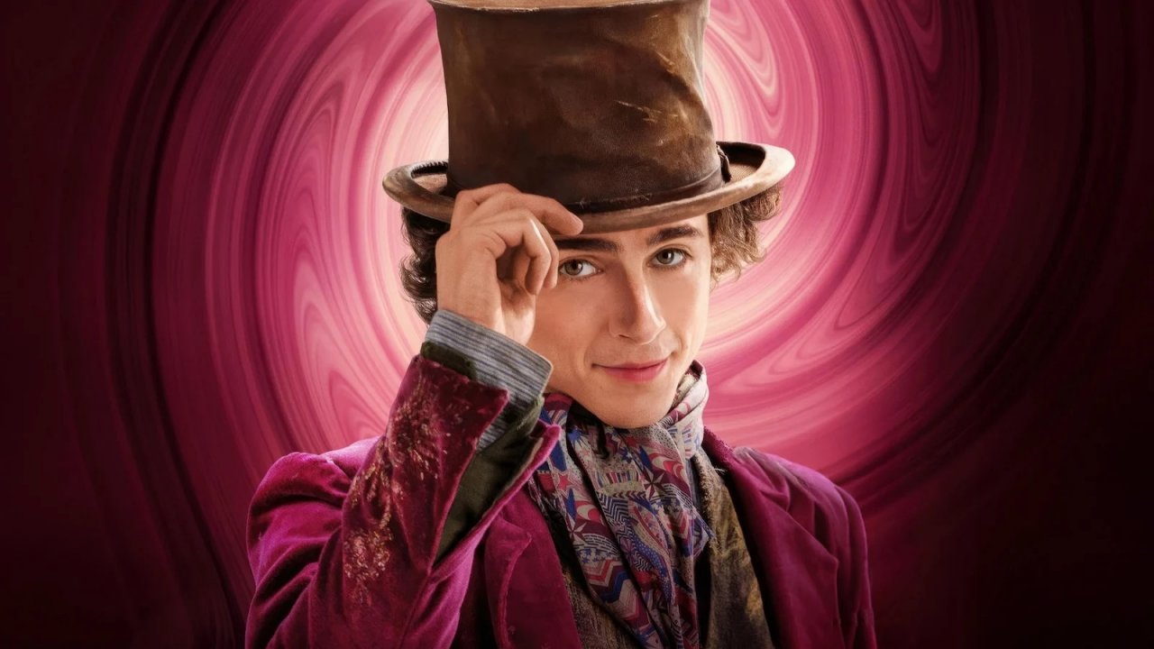 Immagine da un poster di Wonka.