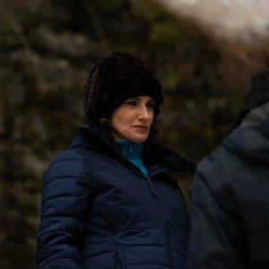 Rocco Schiavone. Lorenza Indovina in una scena della sesta stagione.