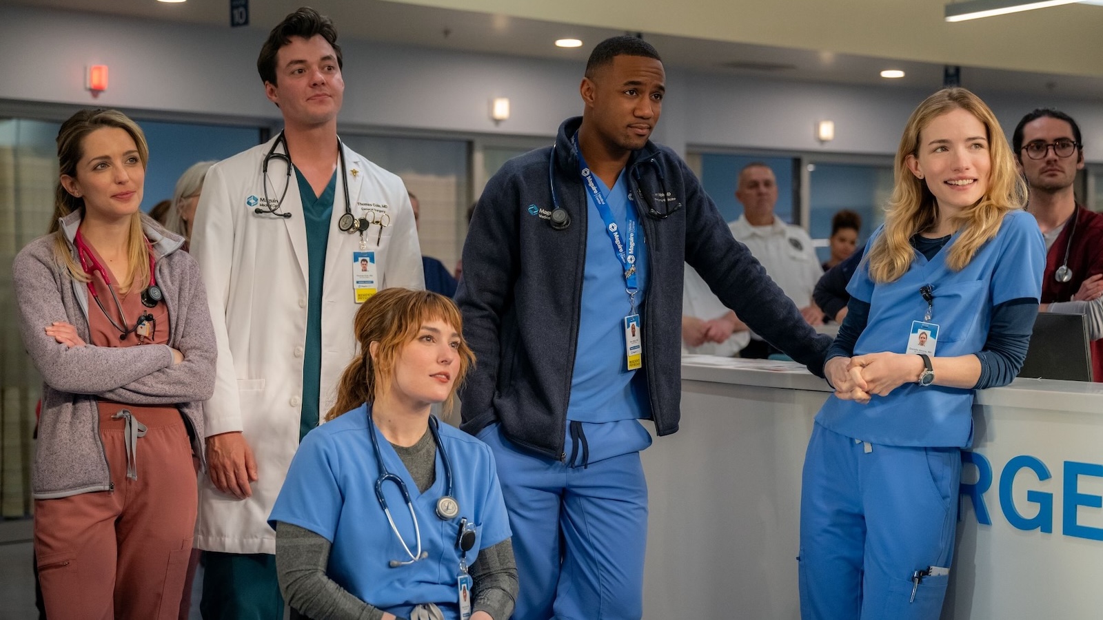 Pulse, i personaggi della serie Netflix in una scena