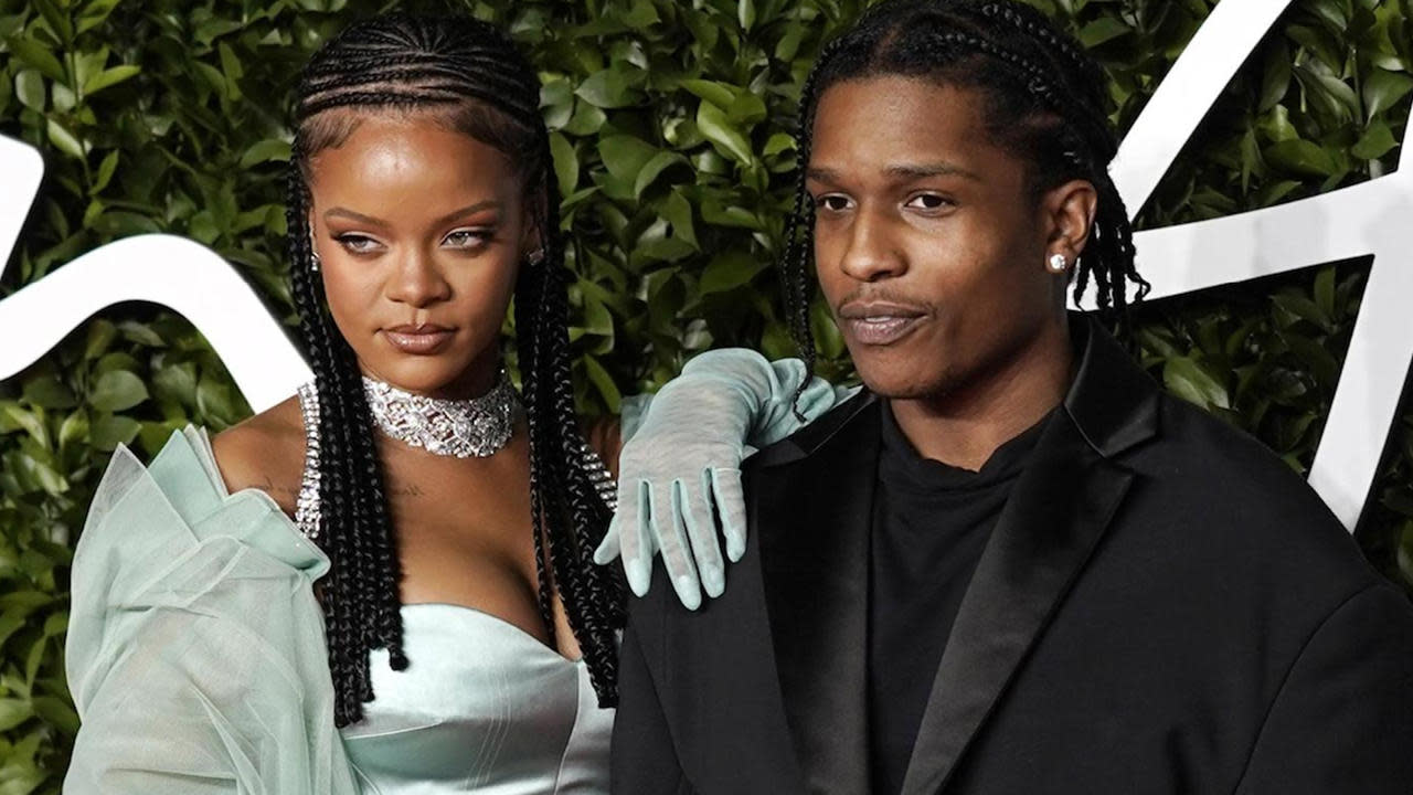 ASAP Rocky con Rihanna ad un evento pubblico