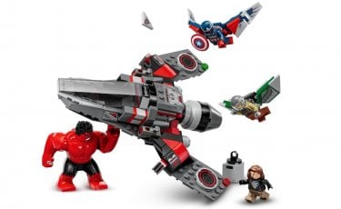 Captain America Contro Hulk Rosso Lego